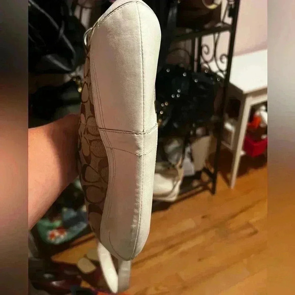 Coach Purse 3577 White Signature Monogram Tote Bag Vintage 2005 - Picture 5 of 8